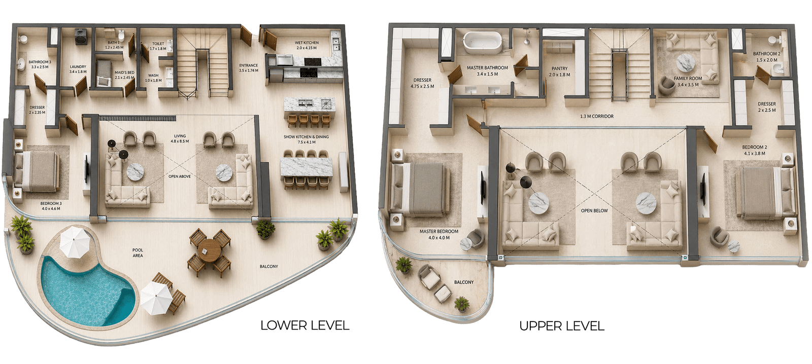 3br Duplex